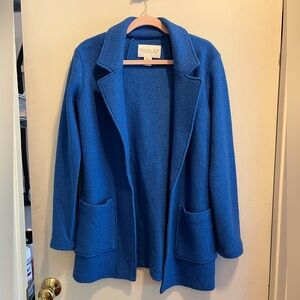 Rachel Zoe Wool Blend Coat (Blue)